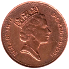 Preview 1 penny, 1993 obverse