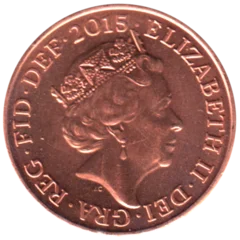 Preview 1 penny, 2015 obverse