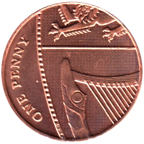 1 penny, 2015 Reverse