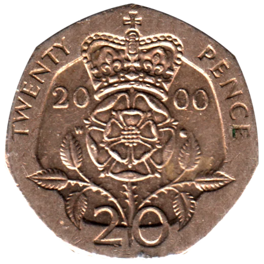 20 pence, 2000 Reverse