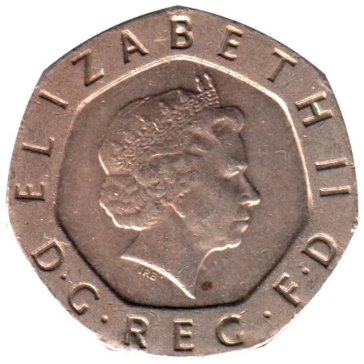 20 pence, 2006 Obverse