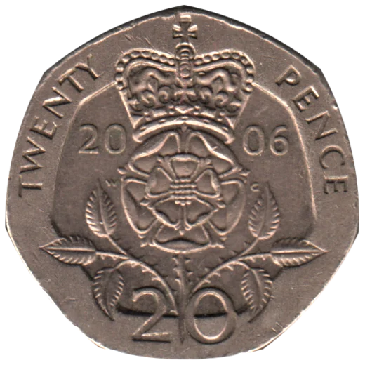 20 pence, 2006 Reverse