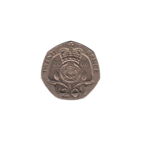 Preview 20 pence, 2006 reverse