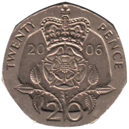Preview 20 pence, 2006 reverse