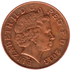 Preview 1 penny, 2013 obverse