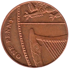 Preview 1 penny, 2013 reverse