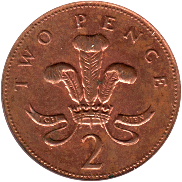 2 pence, 2000 Reverse