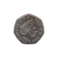 Preview 50 pence, 2010 obverse