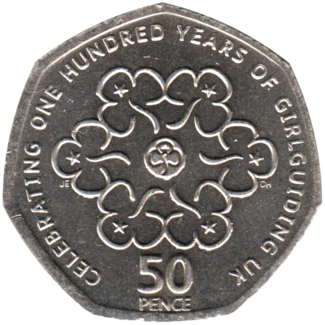 Preview 50 pence, 2010 reverse