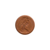 Preview 1 penny, 1975 obverse