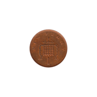 Preview 1 penny, 1975 reverse