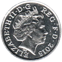 Preview 5 pence, 2015 obverse