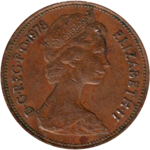 Preview 2 pence, 1978 obverse