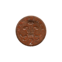 Preview 2 pence, 1978 reverse