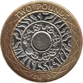 Preview 2 Pounds, 2013 reverse