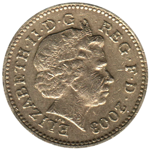 1 Pound, 2003 Obverse