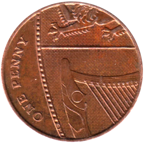 1 penny, 2020 Reverse