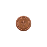 Preview ½ penny, 1981 reverse