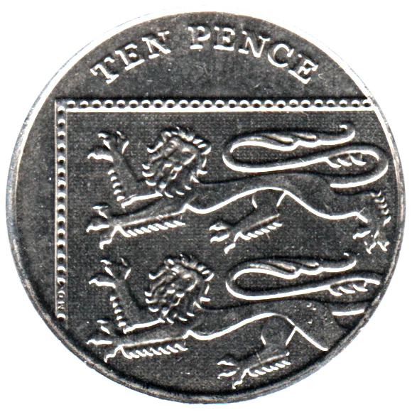 10 pence, 2015 Reverse