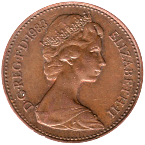 1 penny, 1983 Obverse