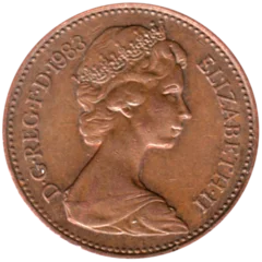 Preview 1 penny, 1983 obverse