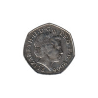 Preview 50 pence, 2006 obverse