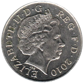 Preview 10 pence, 2010 obverse