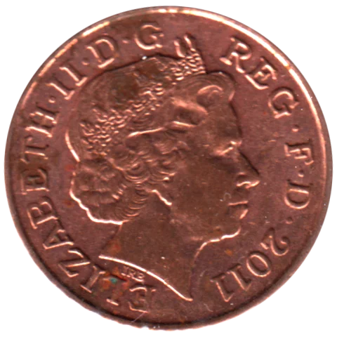 1 penny, 2011 Obverse