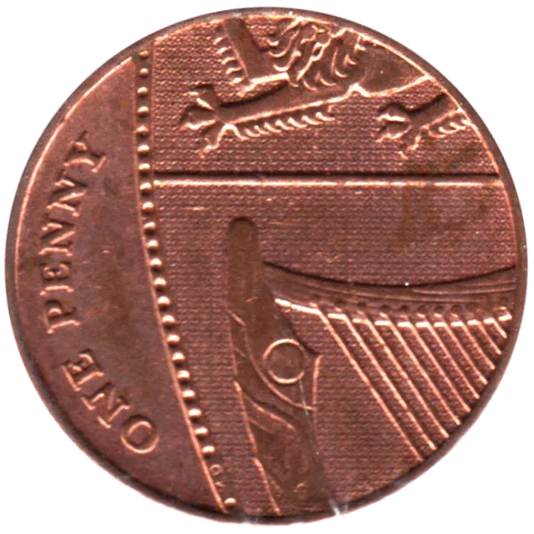 1 penny, 2011 Reverse