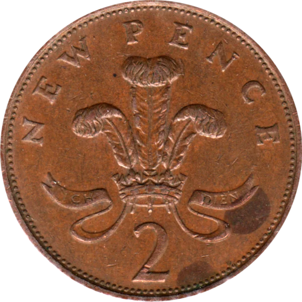 2 pence, 1981 Reverse