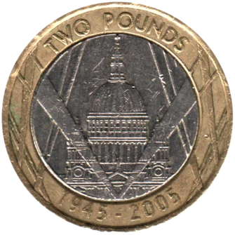 Preview 2 Pounds, 2005 reverse
