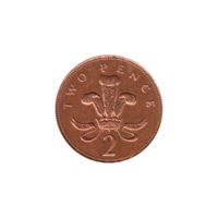 Preview 2 pence, 1996 reverse