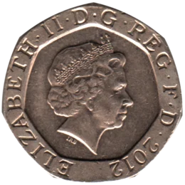 Preview 20 pence, 2012 obverse