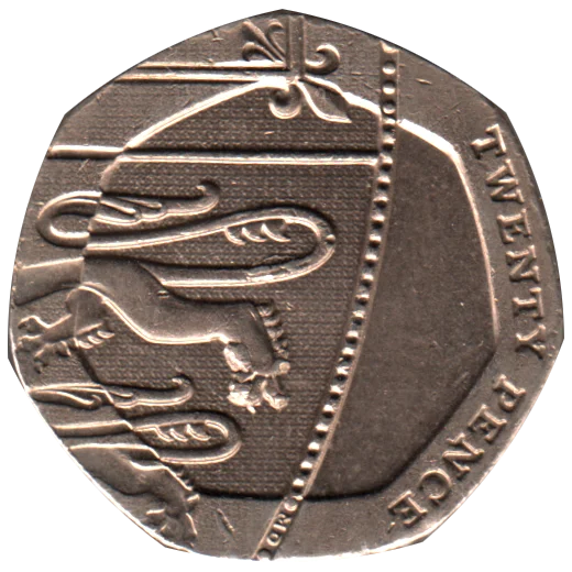 20 pence, 2012 Reverse
