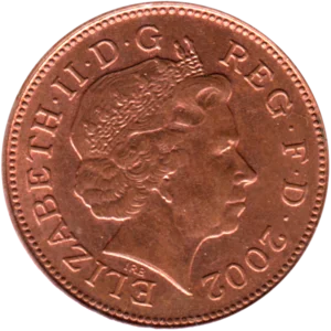 Preview 2 pence, 2002 obverse