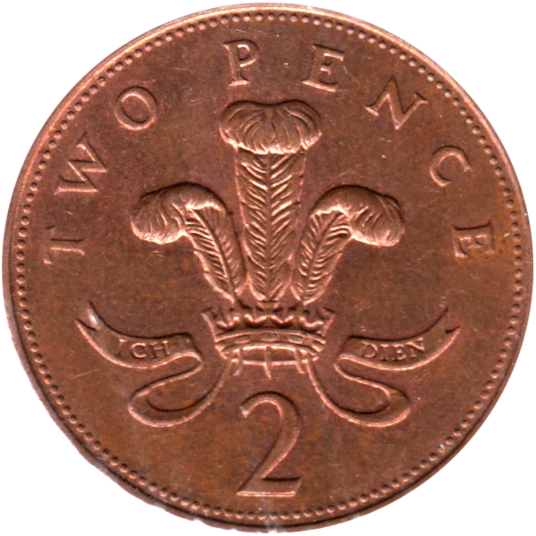 2 pence, 2002 Reverse