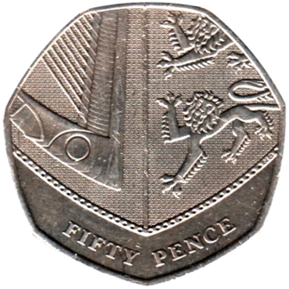 Preview 50 pence, 2015 reverse