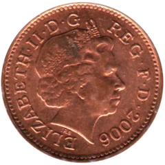Preview 1 penny, 2006 obverse