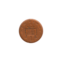 Preview 1 penny, 1973 reverse