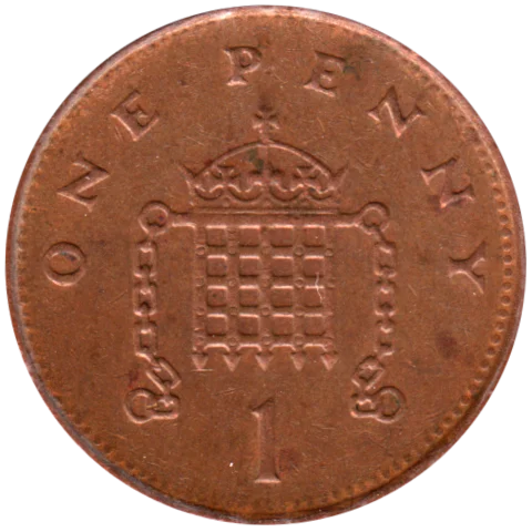 1 penny, 1999 Reverse