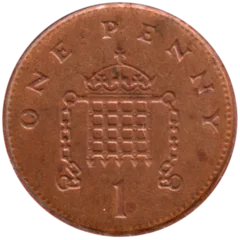 Preview 1 penny, 1999 reverse