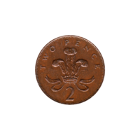 Preview 2 pence, 1990 reverse