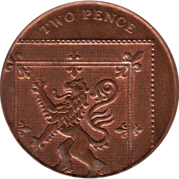 2 pence, 2008 Reverse