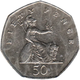 Preview 50 pence, 2003 reverse
