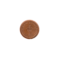 Preview ½ penny, 1979 reverse