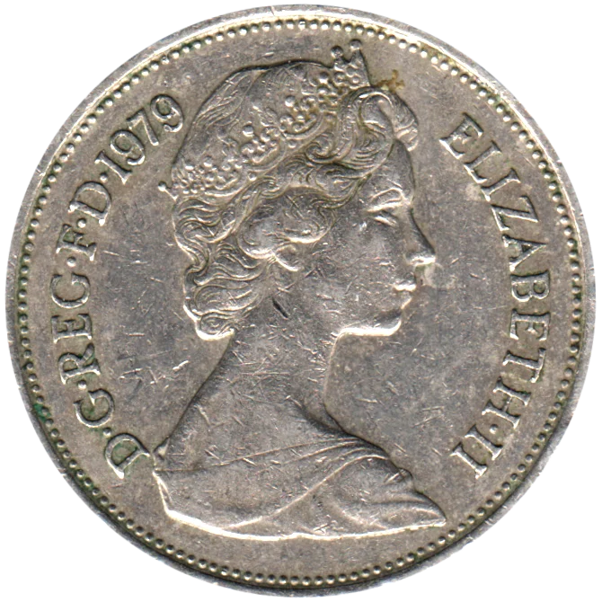 10 pence, 1979 Obverse