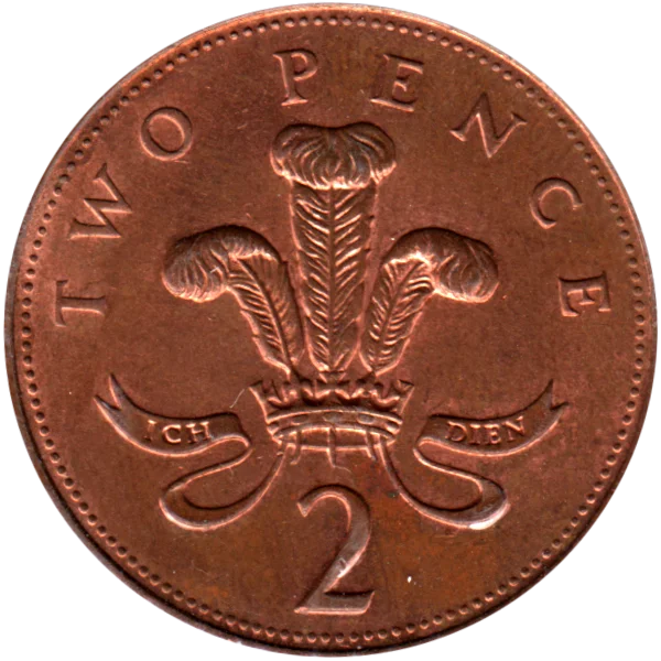 2 pence, 2004 Reverse