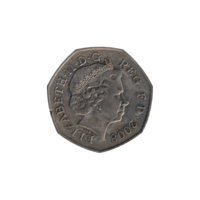 Preview 50 pence, 2008 obverse