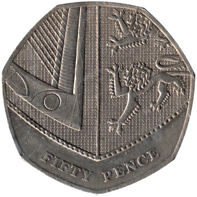 50 pence, 2008 Reverse