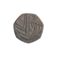 Preview 50 pence, 2008 reverse